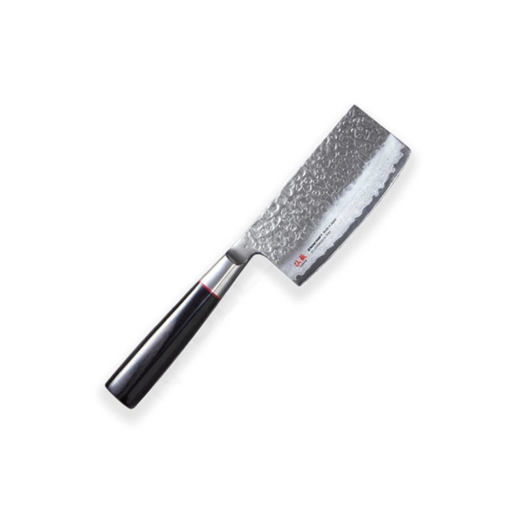 foto Japonsk� n�� mini-Nakiri 100mm Suncraft Senzo Classic Damascus VG10